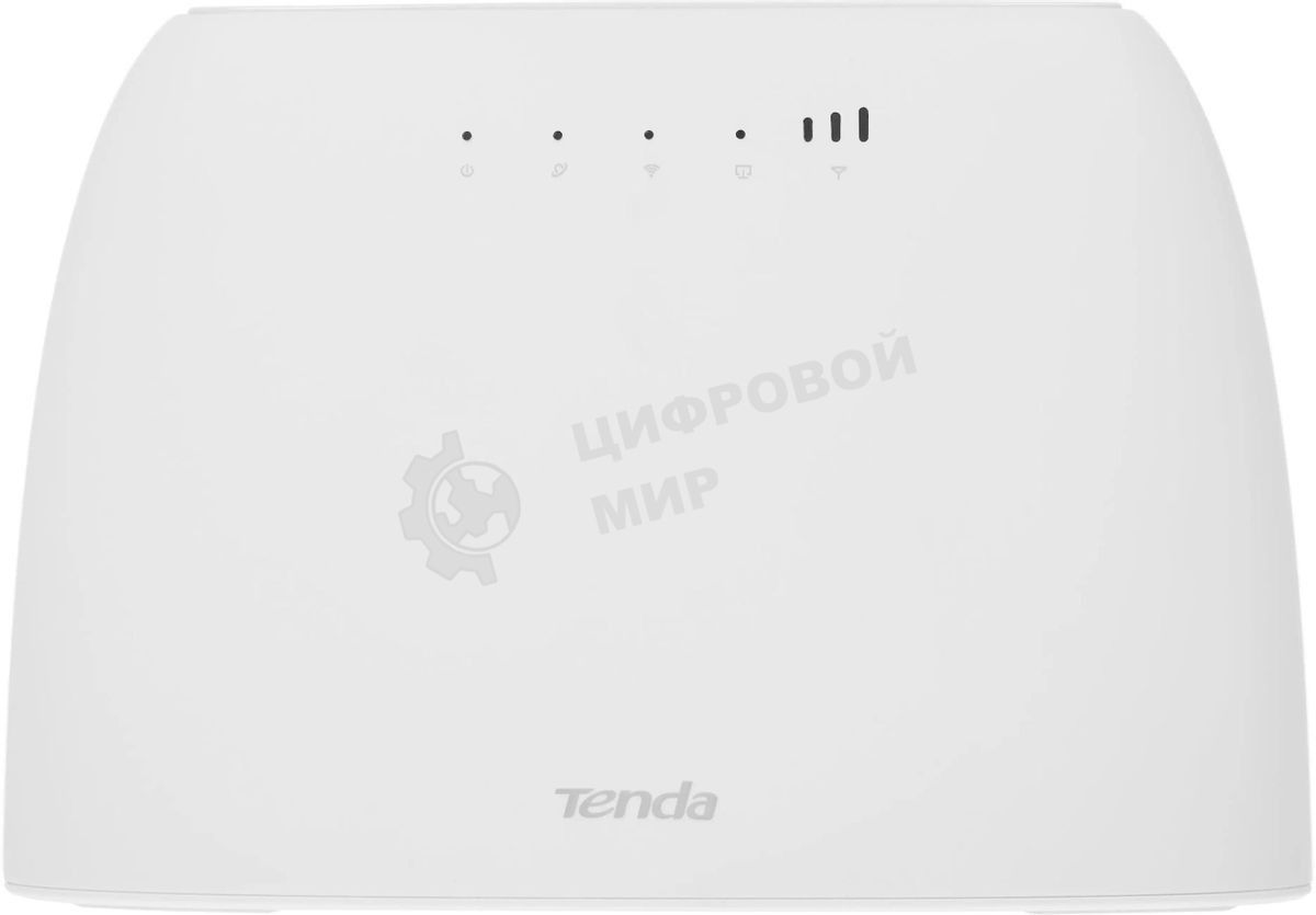 Роутер Tenda 4G03 4G LTE wiFi, 300 Мбит/с, поддержка TR069, слот для SIM-карт