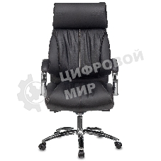 Кресло Бюрократ T-9904NSL черный, кожа, подголовник