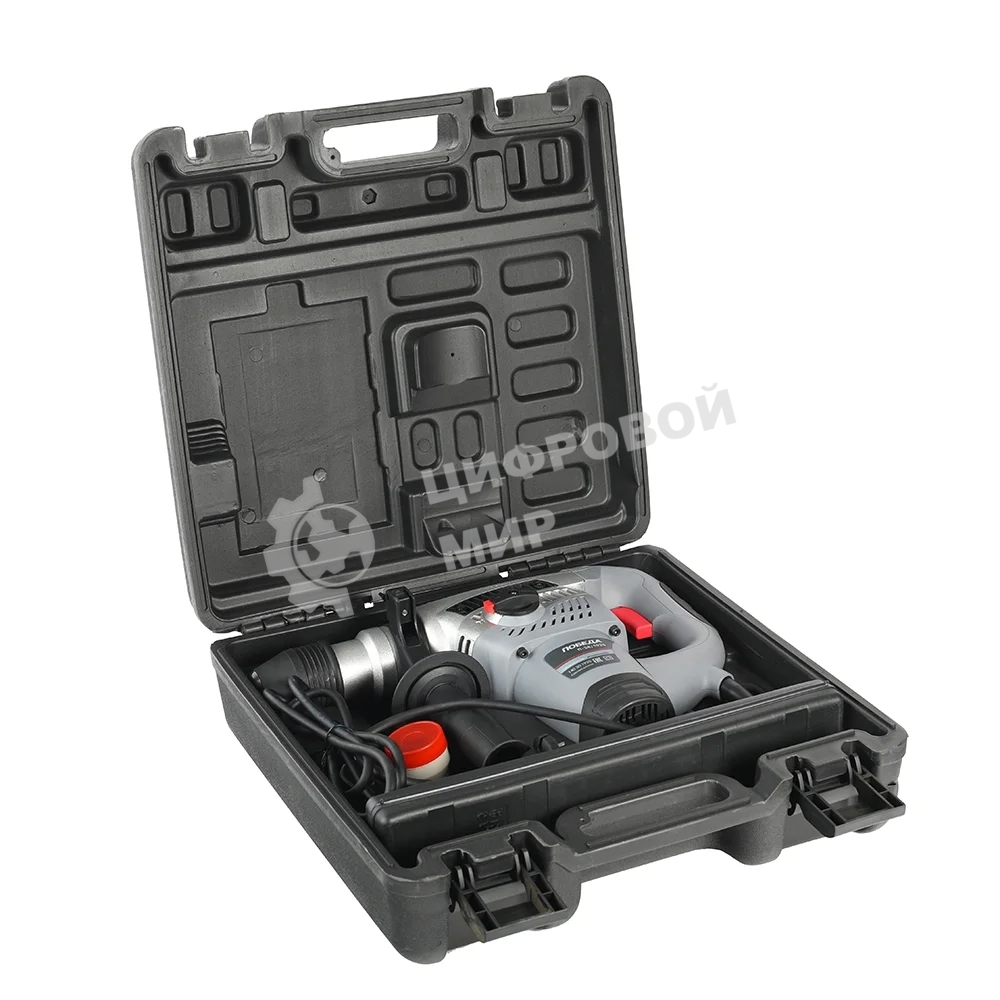 Перфоратор ПОБЕДА П-38/1925 SDS max, 1925Вт, 9Дж, 0-500 об-мин, 3500 уд/мин, бетон 40мм.