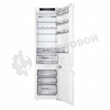 Встраиваемый холодильник Korting KSI 19547 CFNFZ белый, двухкамерный, 200/67л, морозилка снизу, No Frost