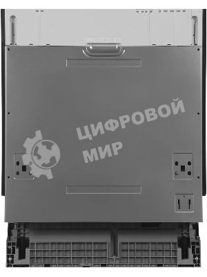 Встраиваемая посудомоечная машина Hyundai HBD 640P, нержавеющая сталь, 59.8 см, 12 компл., 55 дБ, класс A++