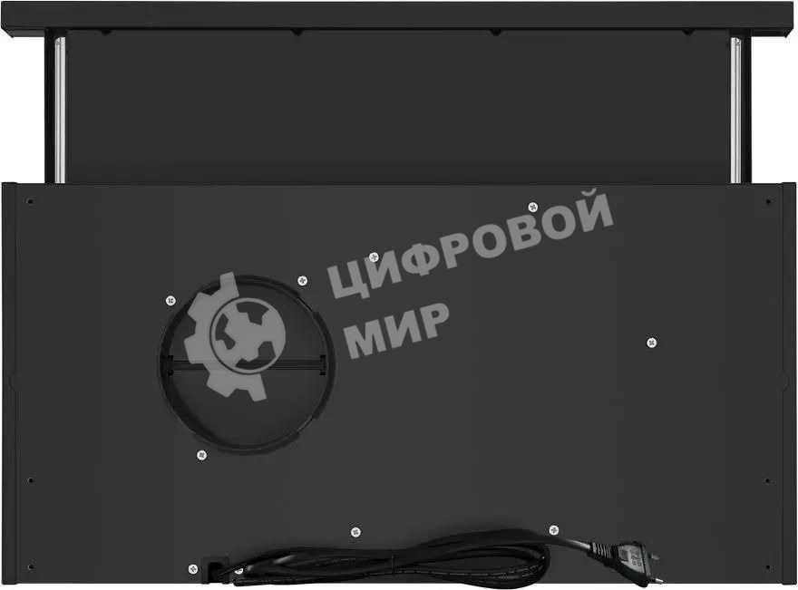 Вытяжка телескопическая HOMSair Flat 60 черный, 60 см, 520 куб. м/ч, 47 дБ