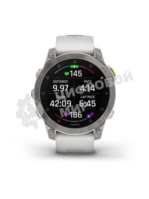 Умные часы Garmin Epix (Gen 2) Sapphire титановый белый 47мм
