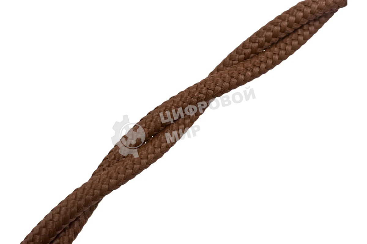 Провод Bironi B1-424-72-20 2*1,5 витой, коричневый матовый, 20 м