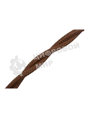 Провод Bironi B1-424-72-20 2*1,5 витой, коричневый матовый, 20 м