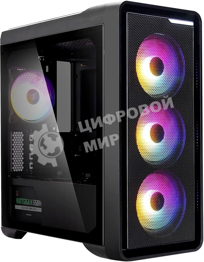 Компьютерный корпус MiniTower Zalman M3 plus RGb (mATX, Mini-ITX, USB 2.0x1, USB 3.0x1, без БП) (M3 plus RGb)