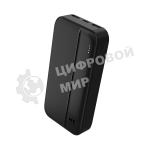 Портативный аккумулятор MORE CHOICE (4620202552914) PB25-20 20000mAh 2USB+Type-C+1micro USB 2.0A, черный
