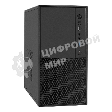 Компьютерный корпус Minitower ExeGate BAA-308MUC-AAA350 (mATX, БП AAA350 с вент. 8см, 1хUSB+1хUSB 3.0+1хTypeC, HD Audio, черный)