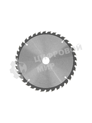 Пильный диск по дереву Denzel ф255 х 30мм, 36 зубьев 733627