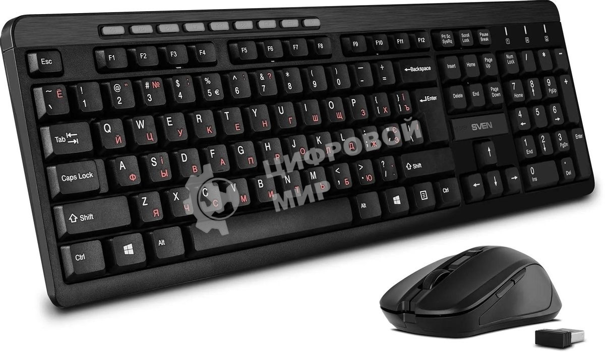 Комплект беспроводной SVEN KB-C3400W клавиатура+мышь