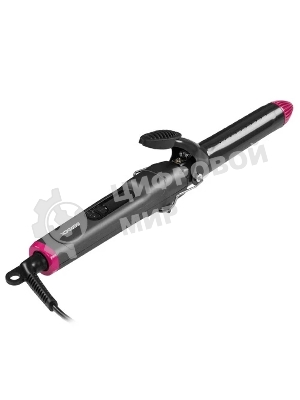 Щипцы для завивки волос БЕРДСК 2301 черный/розовый, 25 мм, 200 °C, 5 режимов