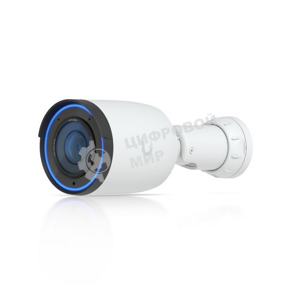 Камера видеонаблюдения Ubiquiti UniFi Protect Camera G6 Pro Bullet White Видеокамера 4K (8MP), 30 к/с, 113,8°, Multi-TOPS AI Engine, 2,36х оптический зум, IP66, ИК-подсветка до 60 м