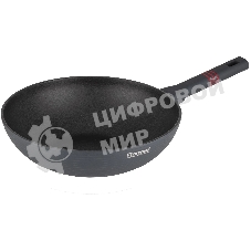 Сковорода ВОК (WOK) Rondell Stripes RDA-1618 круглая 28 см, покрытие: Xylan Plus ручка несъемная (без крышки) серый