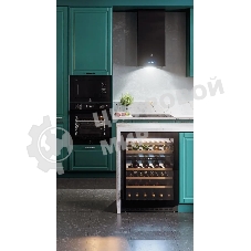 Винный шкаф LEX LWD6046BL dual zone 1-нокамерн. черный