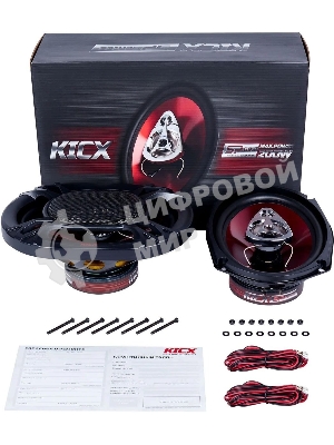 Колонки автомобильные Kicx SP 693 200Вт 92дБ 4Ом 16x23см (6x9дюйм) (ком.:2кол.) коаксиальные трехполосные