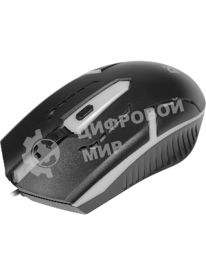 Мышь проводная Defender Hit MB-601 черный, 1200 dpi, USB, кнопки - 4