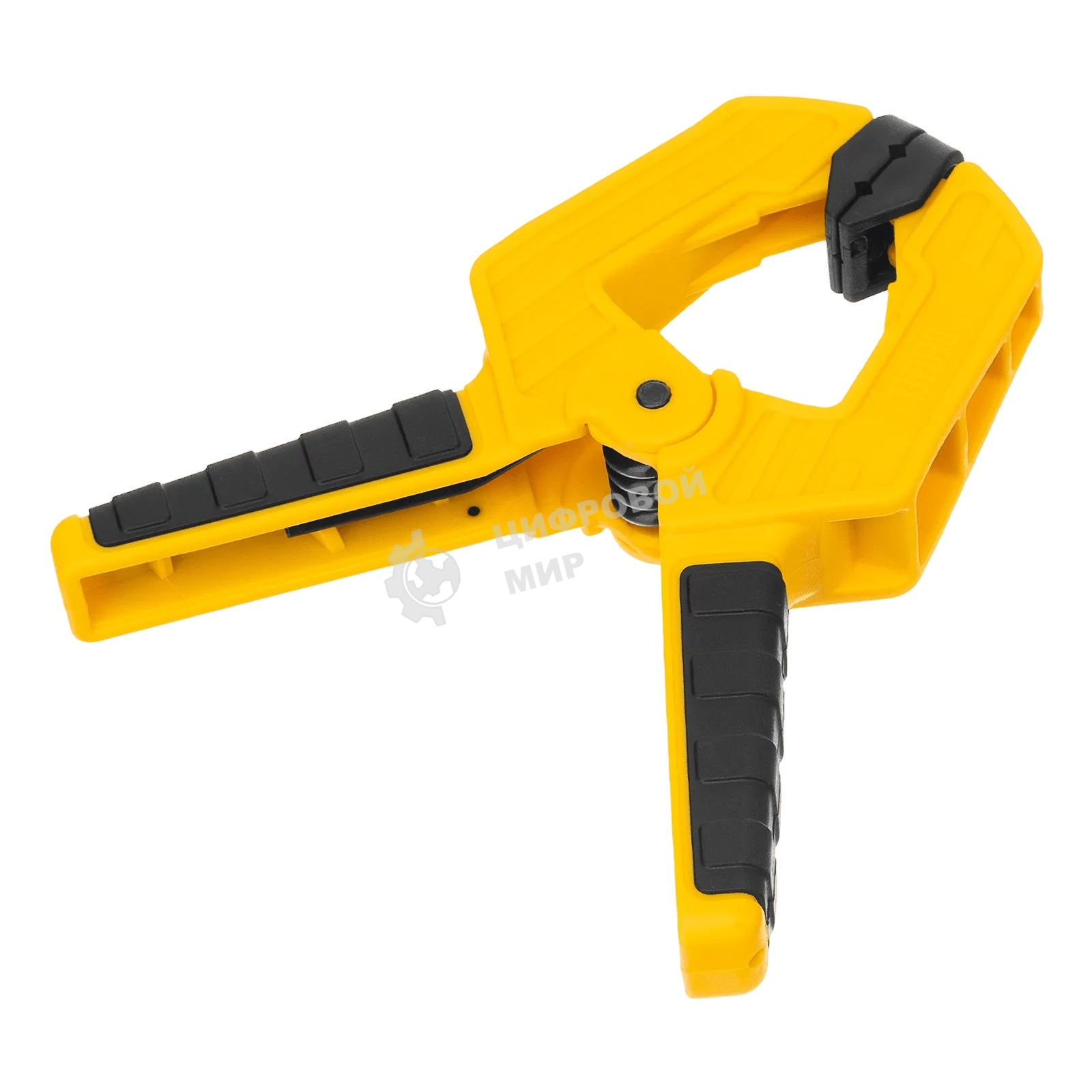 Струбцина клещеобразная Denzel усиленная 50 х 35 мм, двухкомпонентные рукоятки