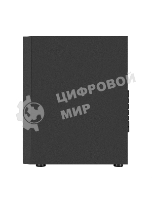Компьютерный корпус Miditower ExeGate EVO-9211-600NPX (ATX, БП 600NPX с вент. 12см, с окном, 2хUSB+1хUSB3.0, HD аудио, черный, 1 вент. с RGb подсветкой)