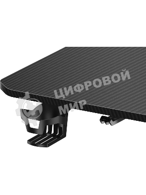 Стол игровой компьюерный Exos черн, 159x75L, высота 72-117 см