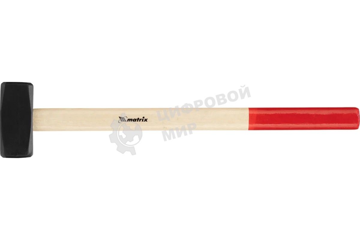 Кувалда Matrix 11031 4000 г, кованая головка, деревянная рукоятка 700 мм