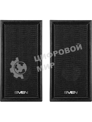 Акустическая система SVEN SPS-509 2.0 (2x3W, USB+БП) дерево, черный