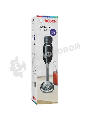 Блендер погружной Bosch MS6CB6110 черный, 1000 Вт, плавная регулировка, турбо