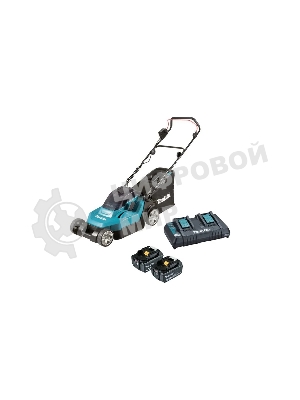 Газонокосилка аккумуляторная Makita DLM382PM2, 18 В, 4 Ач