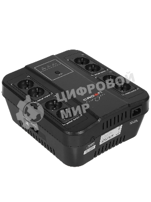 Источник бесперебойного питания CMUS-255 EURO SMART/650 ВА/390 Вт/8 х CEE 7 (евророзетка)