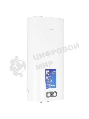 Водонагреватель электрический Philips YB AWH1617/51(80YB) белый, накопительный, 80 л, 2 кВт, настенный, вертикальный, плоский корпус, бак из нержавеющей стали, сухой ТЭН, механическое управление с LED-дисплеем