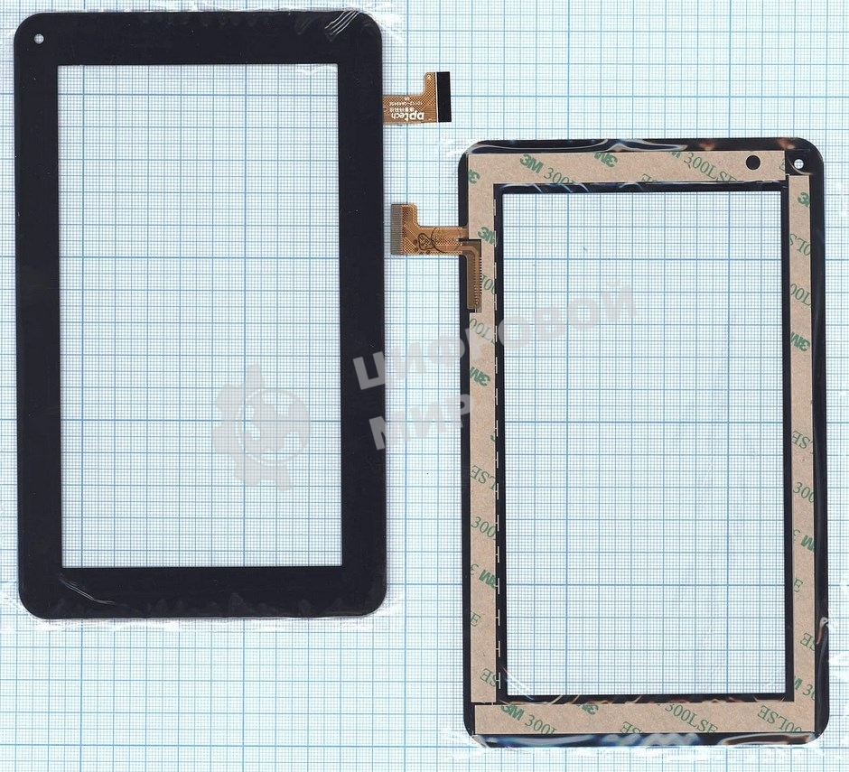 Сенсорное стекло (тачскрин) 10112-0A4945E, черное