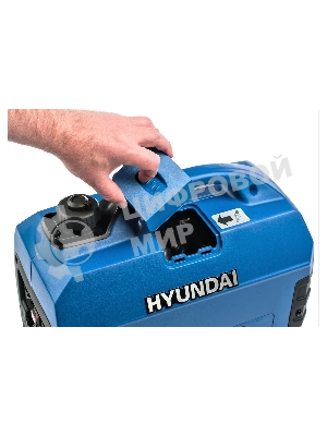 Электрогенератор бензиновый инверторный Hyundai HHY 1050Si, 1.2 кВт, 59 дБ, 12 кг