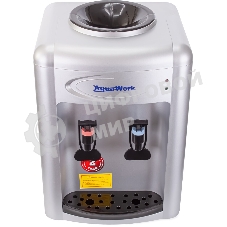 Кулер для воды Aqua Work 0.7-TKR, верхняя загрузка, нагрев 97 °С, без охлаждения, серебристый