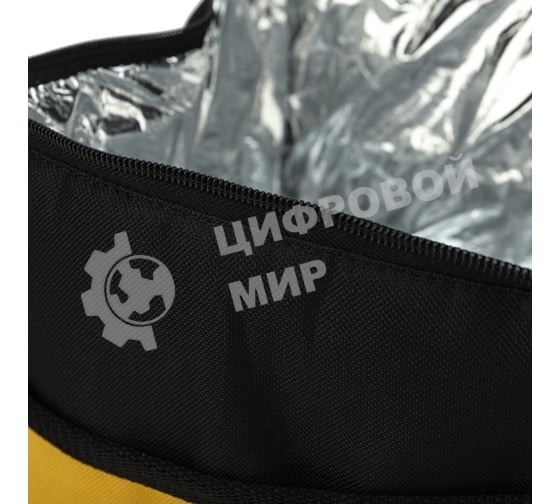 Сумка-холодильник ЧЕТЫРЕ СЕЗОНА 80-0282 объемом 10 л. (2 слоя утепления) с карманами