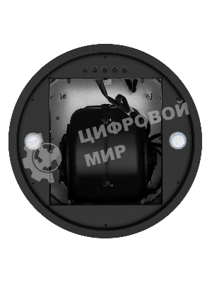 Вытяжка островная Maunfeld Drum Wall 35 нержавеющая сталь, 32.5 см, 850 куб. м/ч, 48 дБ