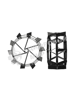 Грунтозацепы для мотоблока Patriot (д390 мм, шир130 ммшестигранник23)(пар) Грз 390.190.23 Россия