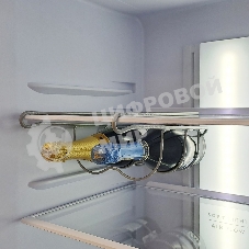 Холодильник Бирюса Б-M980NF металлик двухкамерный 240/130л морозилка снизу, No Frost