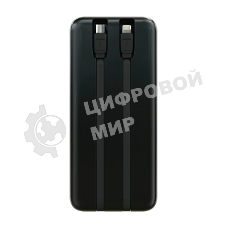 Портативный аккумулятор More choice (4620202550590) PB55-10 с кабелем 1USB 3.0A 22.5W PD - 10000mAh черный