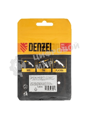 Токосъемный наконечник под проволоку Denzel 1,2 мм, М6х28, E-CU, 20 шт для MIG горелки тип 24
