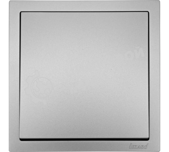 Выключатель 1-кл. СП ZIMA IP20 10А безвинт. зажим серый матовый LEZARD 704-7488-100QC