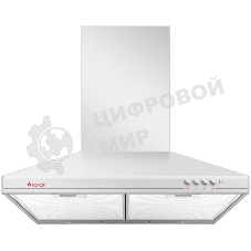 Вытяжка каминная Gefest ВО 11 К45 белый, 50 см, 300 куб. м/ч, 75 дБ