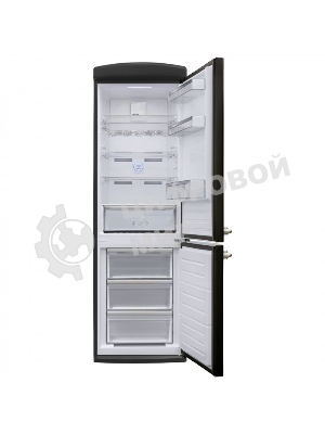 Холодильник Schaub Lorenz SLU S339S3 черный двухкамерный 230/94л морозилка снизу, No Frost