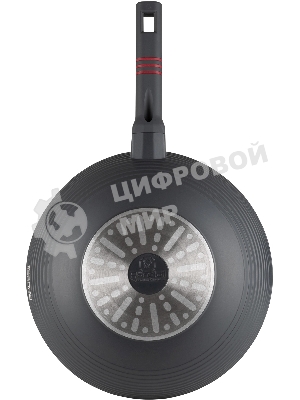 Сковорода ВОК (WOK) Rondell Stripes RDA-1618 круглая 28 см, покрытие: Xylan Plus ручка несъемная (без крышки) серый