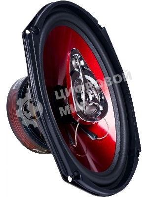 Колонки автомобильные Kicx SP 693 200Вт 92дБ 4Ом 16x23см (6x9дюйм) (ком.:2кол.) коаксиальные трехполосные