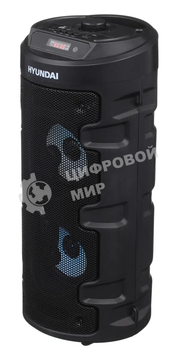 Минисистема Hyundai H-MC160 черный 50Вт/FM/USB/BT/SD/MMC