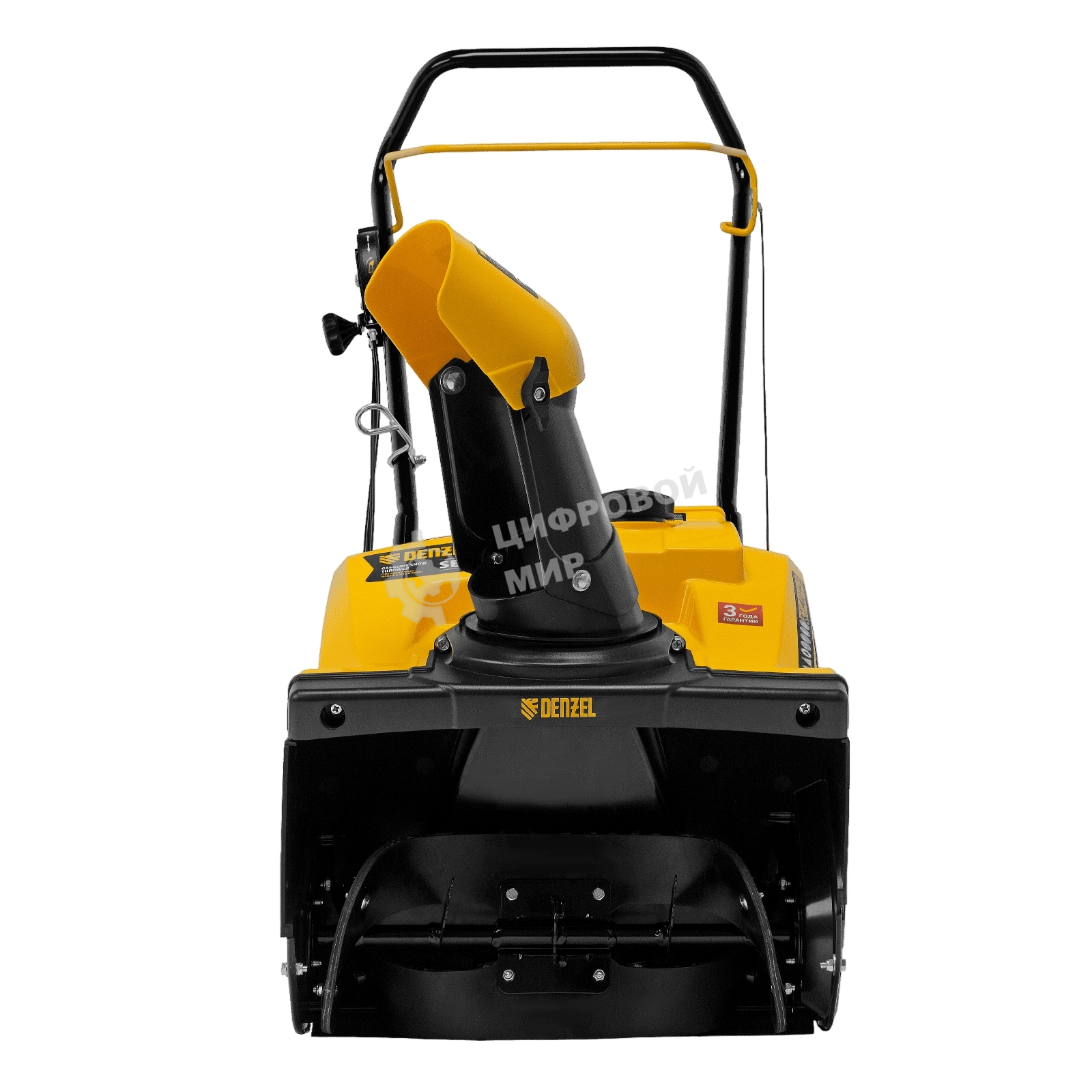 Бензиновая снегоуборочная машина Denzel SB 460 Sled, 99cc, лыжи ручной старт