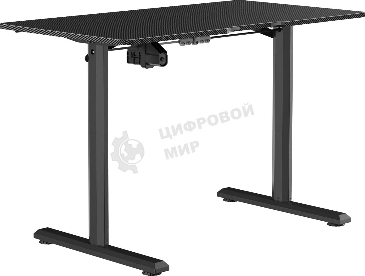 Стол игровой компьюерный Volt черн, регулир. высота 72-117 см