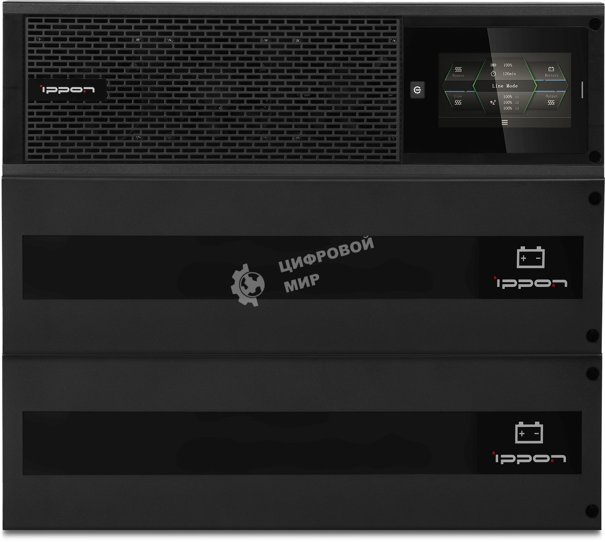 Источник бесперебойного питания Ippon Innova Unity RT 3-3 20K 20000Вт 20000ВА черный