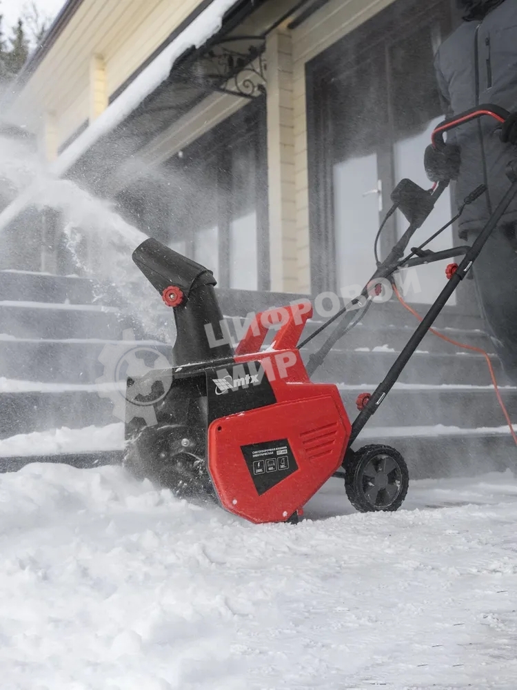 Снегоуборочная машина электрическая MTX EST-2000, 2 кВт