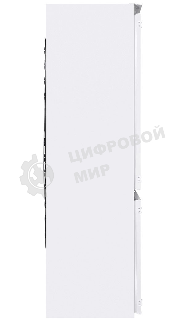 Встраиваемый холодильник HOMSair FB177SW Inverter белый, двухкамерный, 195/75л, морозилка снизу, капельная система