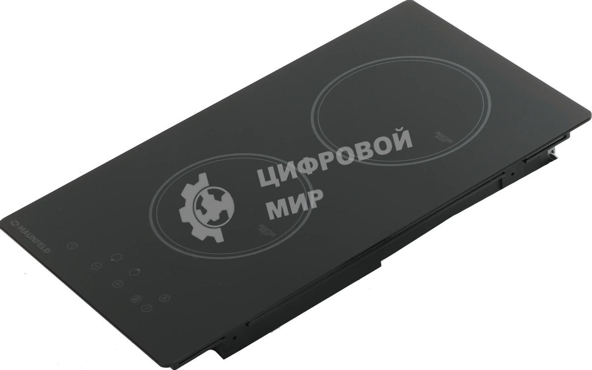 Индукционная варочная панель Maunfeld AVI292BK, конфорок: 2 шт., стеклокерамика, независимая, черный